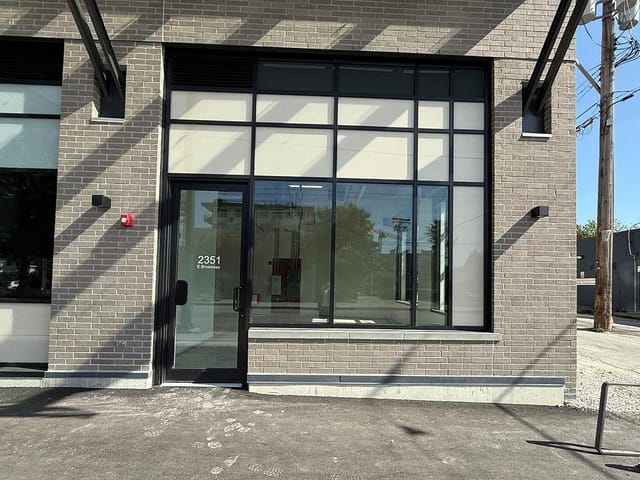 Retail storefront at 2351 E Broadway