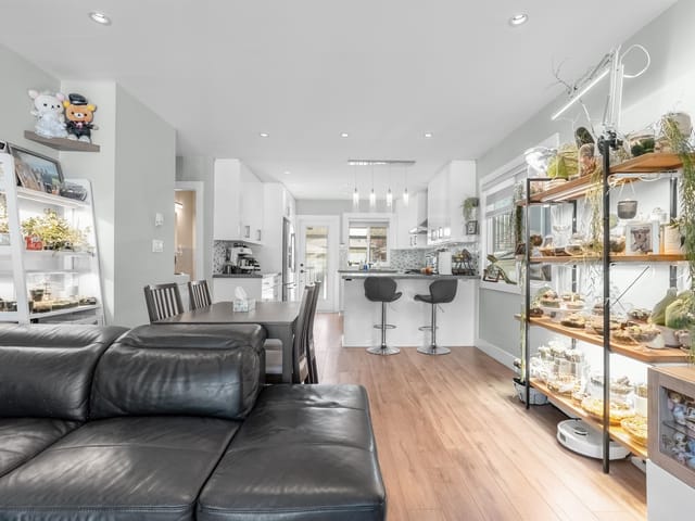 Living and kitchen area at 2576 E 27th Avenue